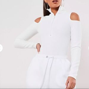 Missguided white bodysuit